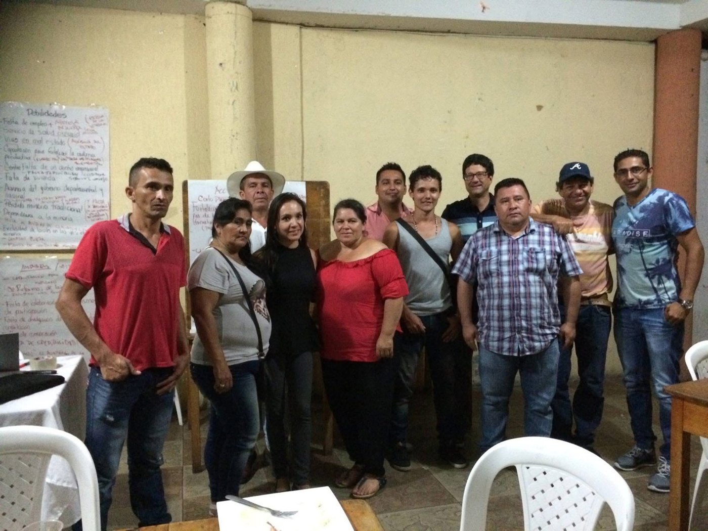 Focus groups with communities, Muzo, Colombia
